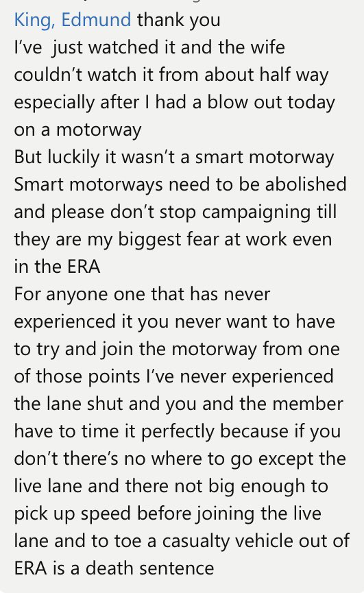 A view on @BBCPanorama and smart motoraways form an @TheAA_UK Patrol who uses them daily.