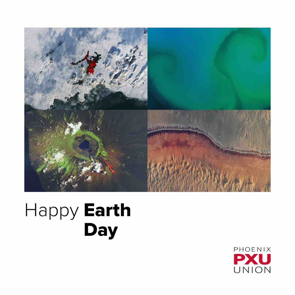 Happy Earth Day, PXU Family! 🌍 Today and every day, we strive to do our part to take care of our planet. We encourage you to connect with your campus sustainability officers to think of ways to make a difference at your school!