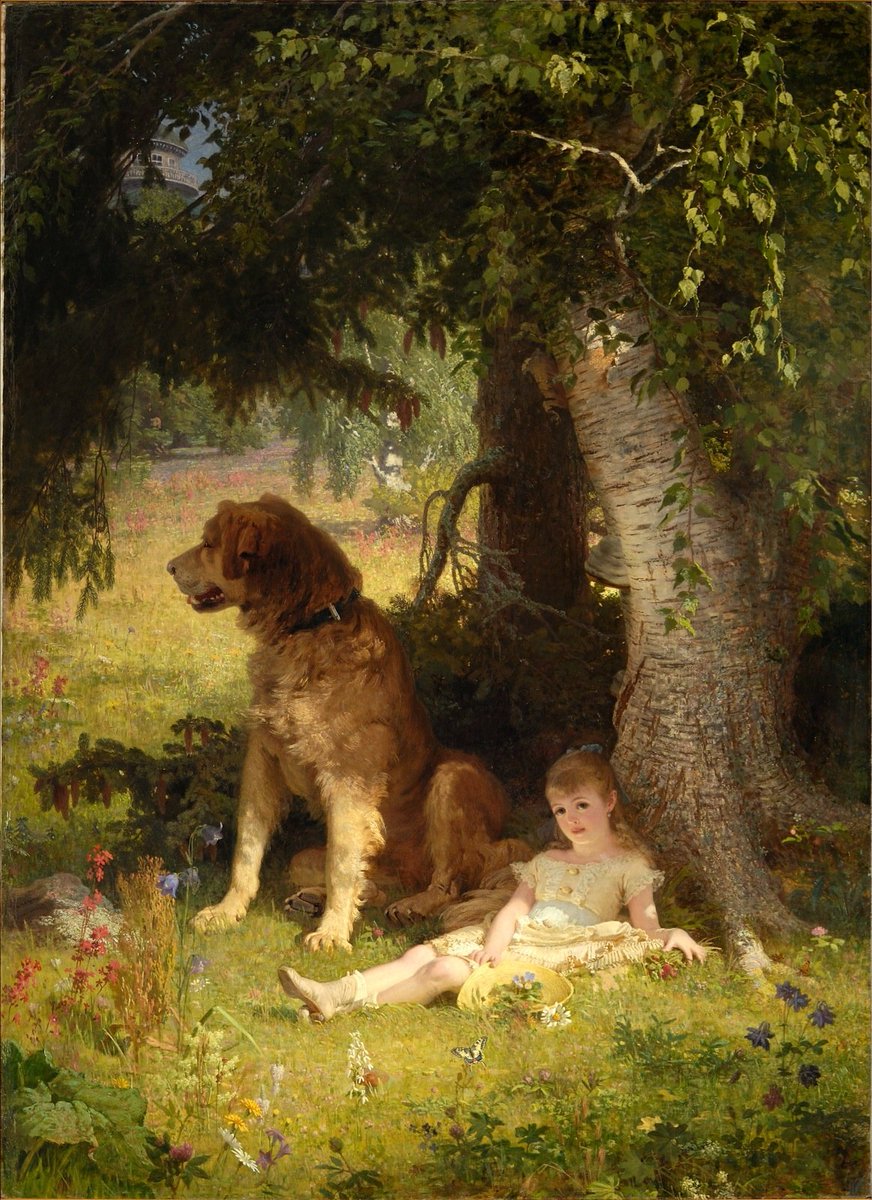 The Faithful Guardian, by Estonian painter Johann Köler (1878). Art Museum of Estonia.