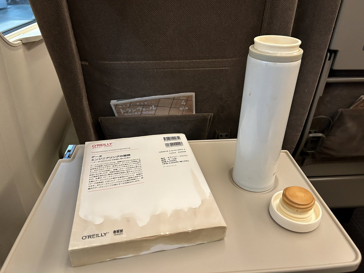 nepinepimate3's tweet photo. 嫁がワイのコーヒーボトルのゴムキャップを取って洗っていたようで、カバンの中がコーヒーまみれになっていた…
この本、5000円で一昨日買ったばかりなのに😭 https://t.co/d3hI9Ubldl