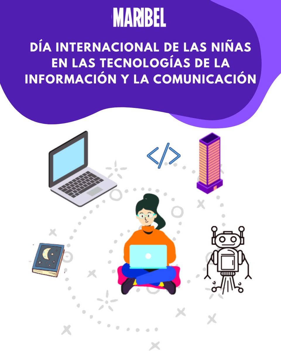 Día Internacional de las #Niñas en las #Tecnologías de la #Información y la #Comunicación.💻

La participación de las niñas es crucial para eliminar brechas de desigualdad e impulsar su empoderamiento. ¡Por una sociedad más justa!.💜

#InclusiónDigital #NiñasEnLasTICS #Maribel