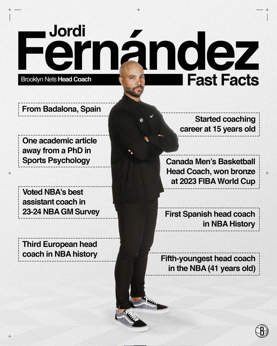 davidsardinero's tweet photo. Primer entrenador español en la NBA.

Tercer técnico que consigue el cargo de primer entrenador en la historia de la NBA.

Quinto entrenador más joven en la historia de la NBA.

Lo que ha conseguido Jordi Fernández es una barbaridad. https://t.co/LXLdJuEJEd