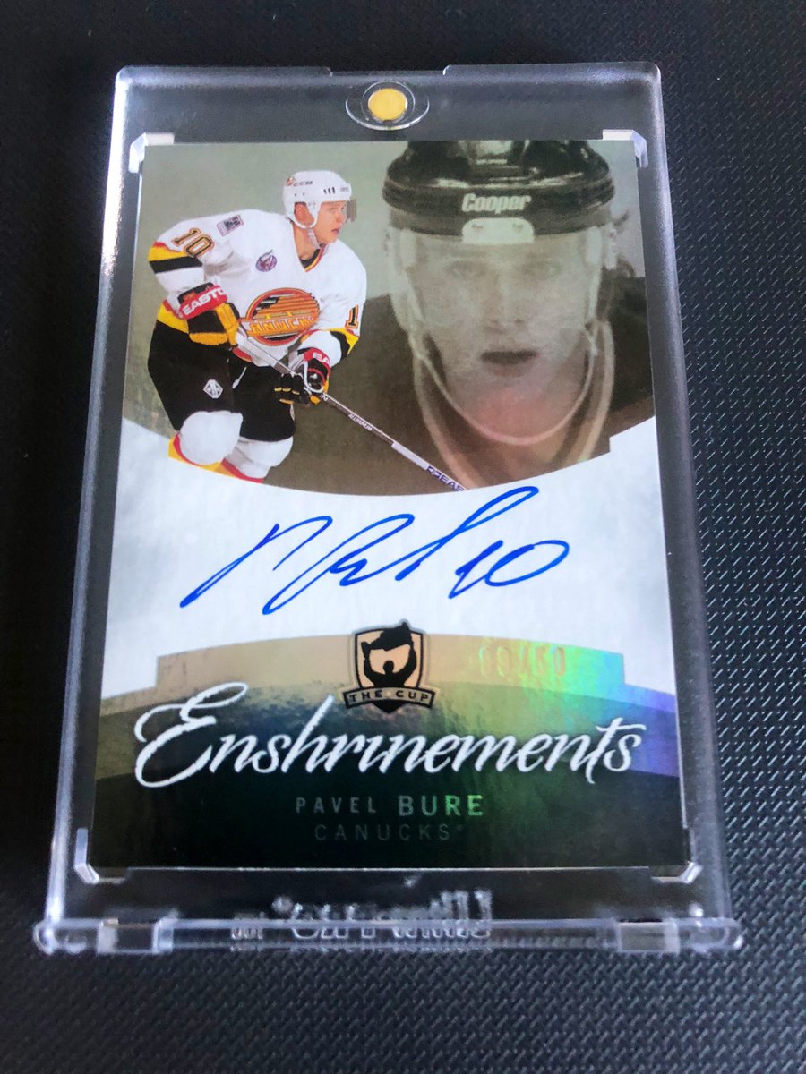 I’m three days late of the start of the playoffs, but I received an @UpperDeckHockey The Cup Enshrinements from 2012-13! My favorite year of Enshrinements! #whodoyoucollect #pavelbure #thecup