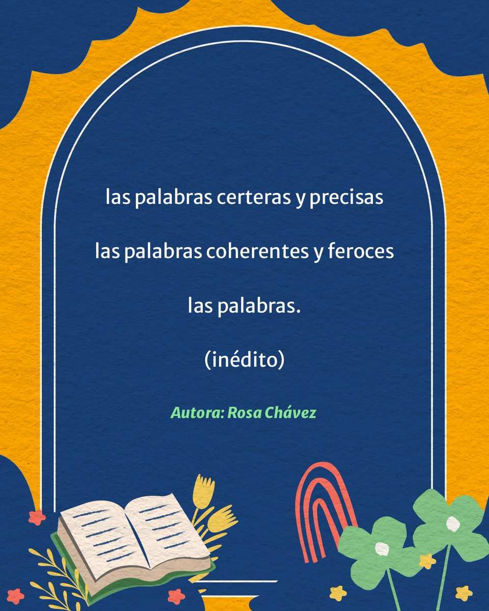 Les compartimos este poema de Rosa Chávez publicado en la página de EP investiga, el cual reflexiona sobre el poder transformador de las palabras que usamos para entender a las personas, la sociedad y el mundo 🌍✨  #PoesíaDeResistencia #PoderDeLaPalabra #PoesíaTransformadora…