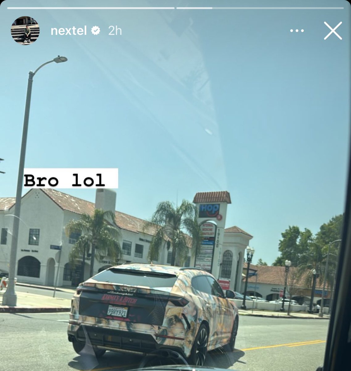 Nextel has spotted JoJo Siwas urus in LA 💀