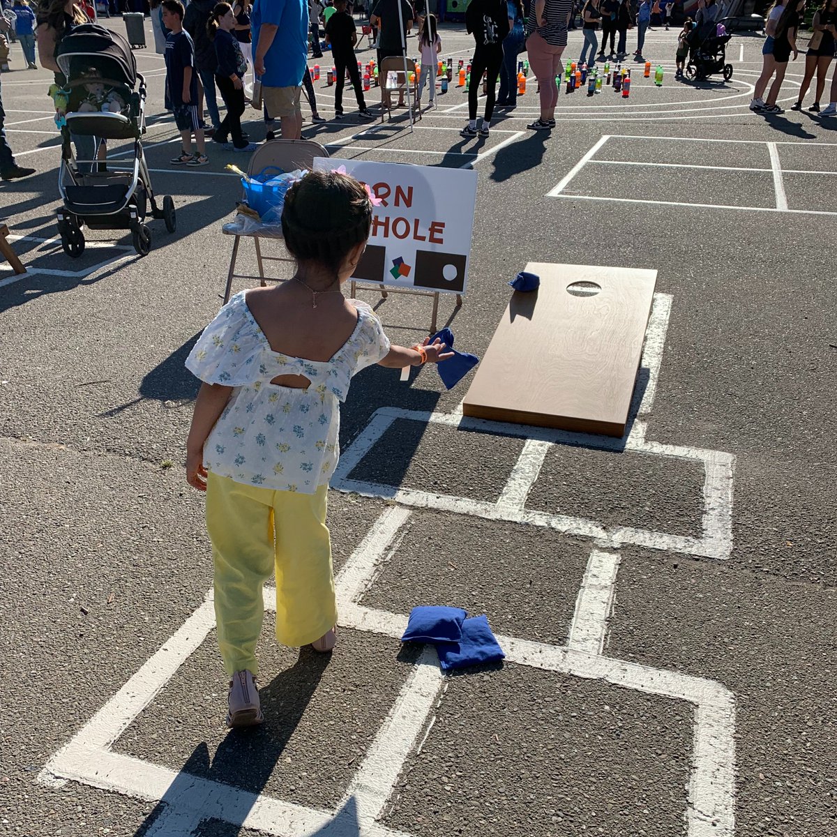 TCKStockton's tweet photo. Our Spring Festival was a chance for students and their family members to get their faces painted, test their skills at shooting hoops or cornhole, and take home prizes. TCK staff, families and PTSA put so much love and care into this event that brings us together each year! https://t.co/D94h8QfS6S