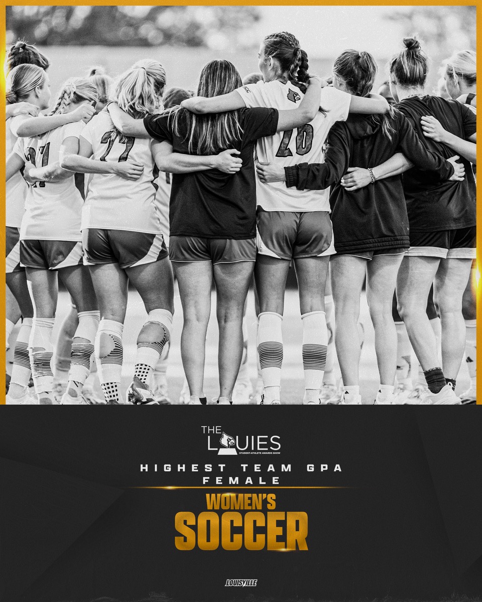 Getting it done in the classroom 📚

The Cardinals won the Louies Award for the Highest Female Team GPA!

#GoCards