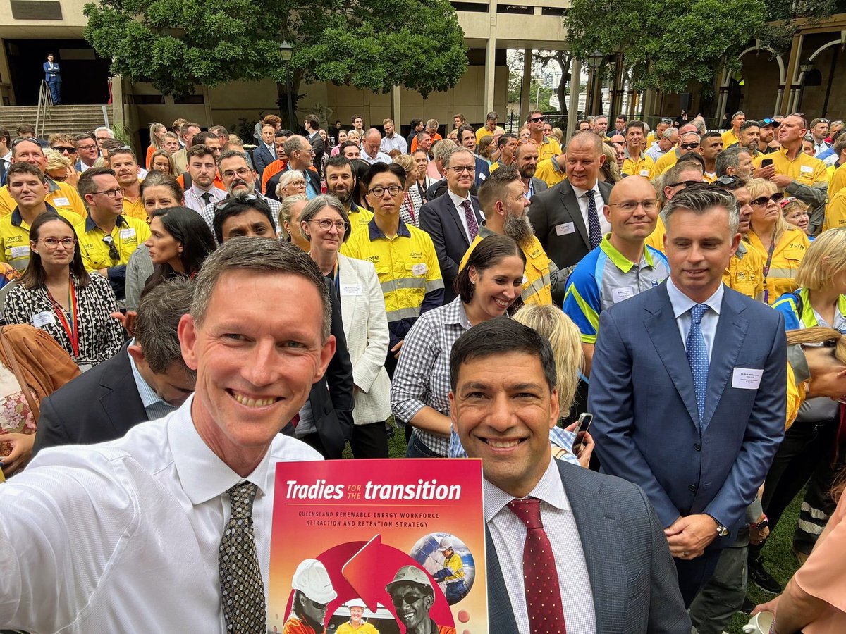 Tradies for the Transition ready for 100,000 jobs through clean, cheap power 👷‍♀️👷‍♂️⚡️ Locked into law under Labor.