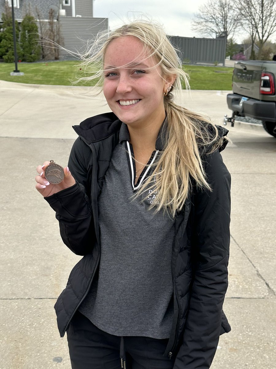 DCHSMaroonsGolf's tweet photo. Great job to both our Varsity and JV teams who finished 5th of 18 teams and 3rd of 8, respectively! Averi Langin led the Varsity Maroons w/a 94 and Kaylyn Sachs followed w/97. Audrey Lynner finished 4th for the JV shooting 49.

WTG, Maroons! https://t.co/ibplVYCqsk