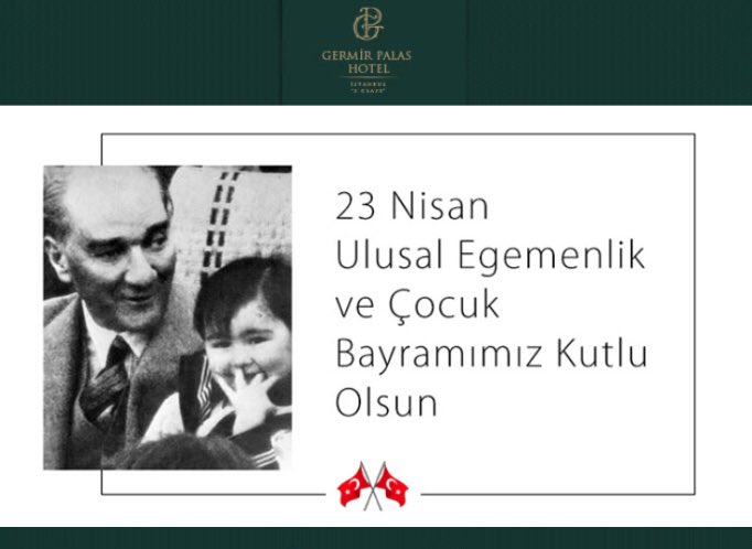 GermirPalas's tweet photo. 23 Nisan Ulusal Egemenlik ve Çocuk Bayramımız  Kutlu Olsun / We celebrate the 23 April National Sovereignty and Childrens' Day of all our children. https://t.co/43RoPuw6lo