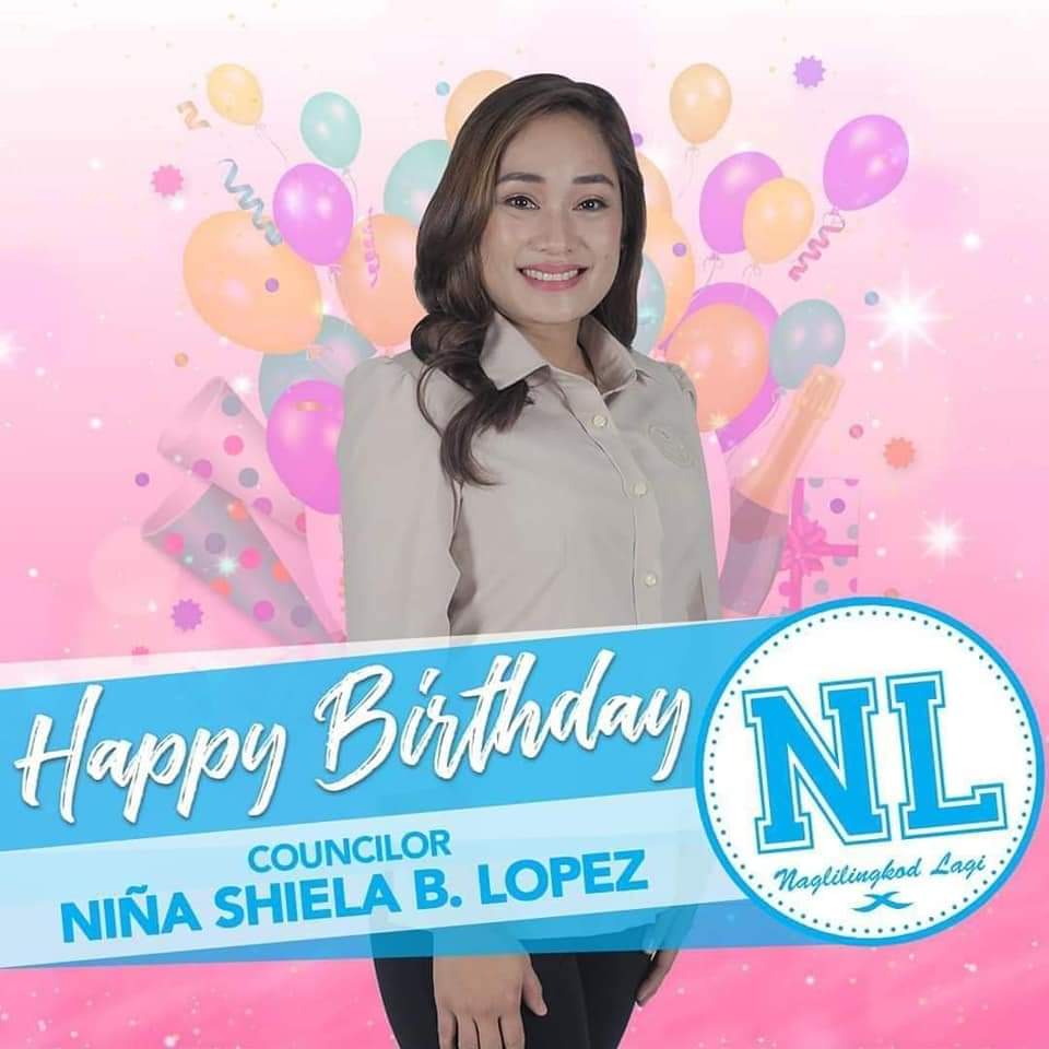CjILOCTO's tweet photo. Happy Birthday po Boss/Maam/konsehala @nina_lopez23 inhat po palagi maam godbless po 🎂🎊🎉 https://t.co/xw0KXc5pWX