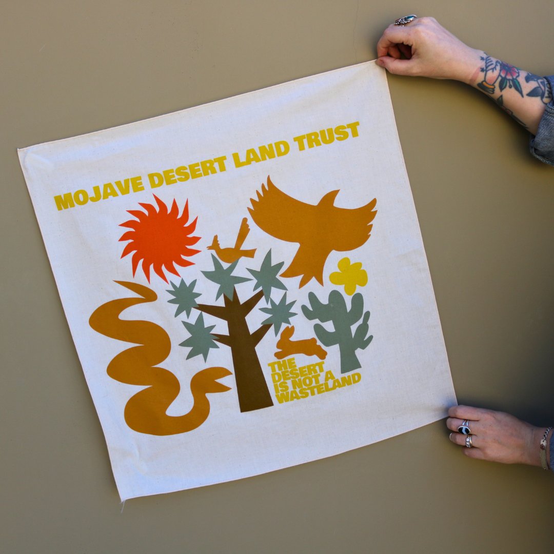 The desert is not a wasteland, and we can’t waste any more time wondering whether it deserves protection. Visit mdlt.org/earth-day-memb… today - new members will receive our exclusive “The desert is not a wasteland” bandana with our appreciation!