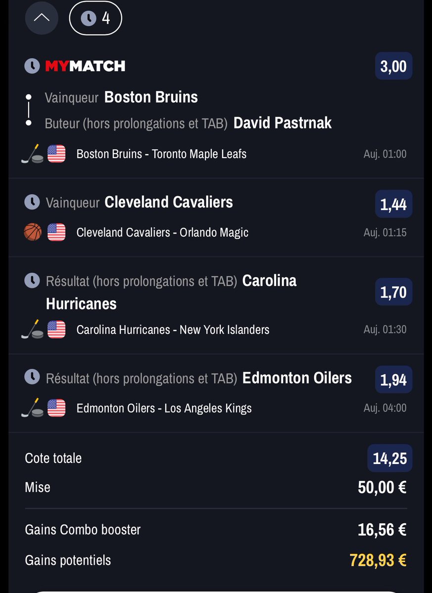 Gogaineasy's tweet photo. Ticket safe π₯π₯π₯ #nba #nhl #Playoffs #parieur #pronostique #pronossafe https://t.co/lZEUVH2rR8