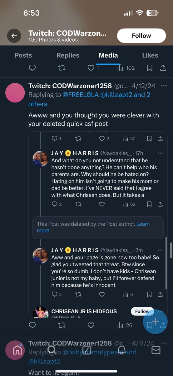 dotymode's tweet photo. @codwarzoner1258 @maxineprice18 @FREEL0LA @chynadol213 @Novblu__ @jaydabug7 This isn’t you using her pictures ? 🤔 how fucking weird can someone be. We seen all the screenshots with your username and her pics BEFORE you deleted them 💀 https://t.co/cNlVfAst0K