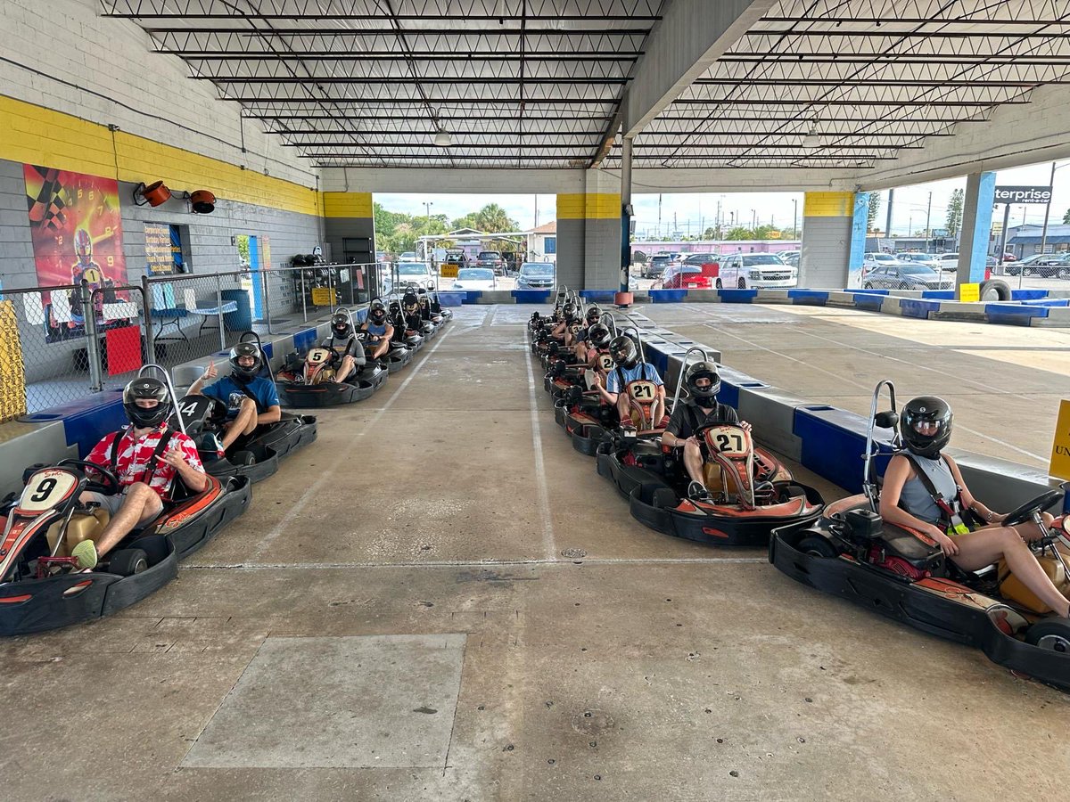 Annual ⁦@USFUrology⁩ resident outing with GoKarts!  🏁🏎️