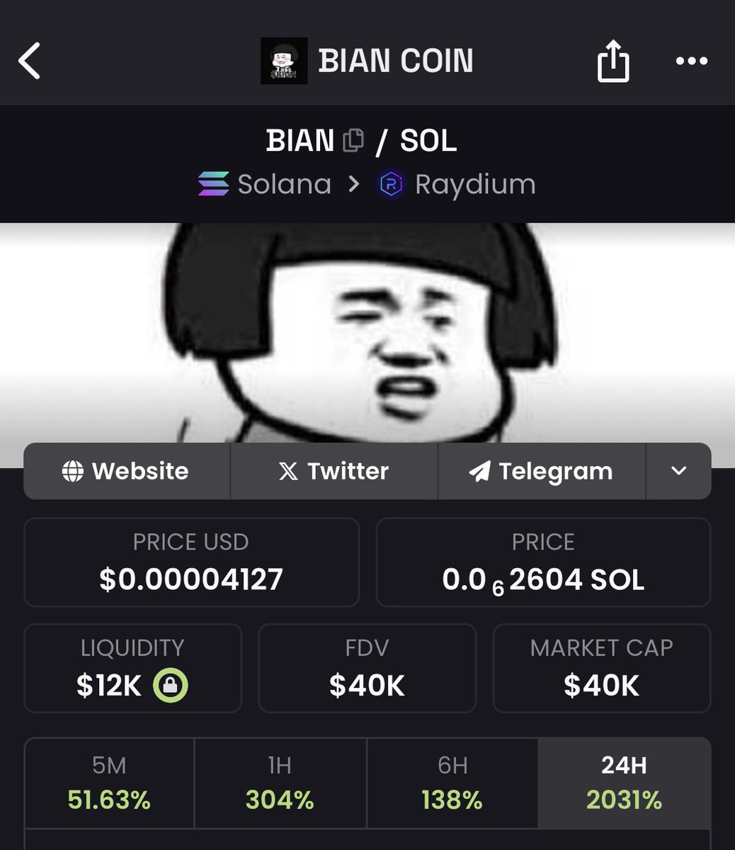 „The unpumped one“ $BIAN

4x 

This watchlist was so golden, 40x $NIHAO 6x $TUZKI
