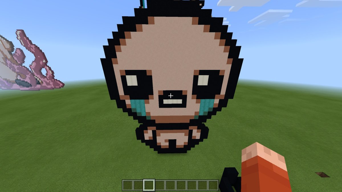 i made a isaac on bedrock years ago and i just found it agaWHAT IS