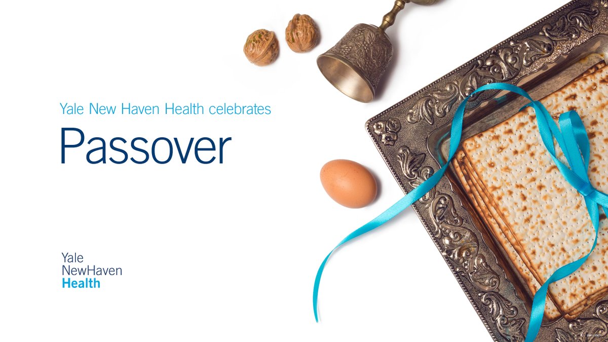 Yale New Haven Health wishes all those celebrating a happy Passover.