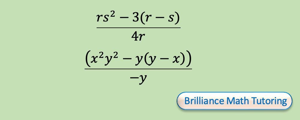 ✍🏾 Simplify the following #expressions for the values of:

r = 2, s = 3, x = -1, y = -4

#MathTutor #education #success #ElementarySchool #MiddleSchool #HighSchool #college #university #homework #GED #SAT #ACT #algebra #variables #simplify #substitute #mathematics