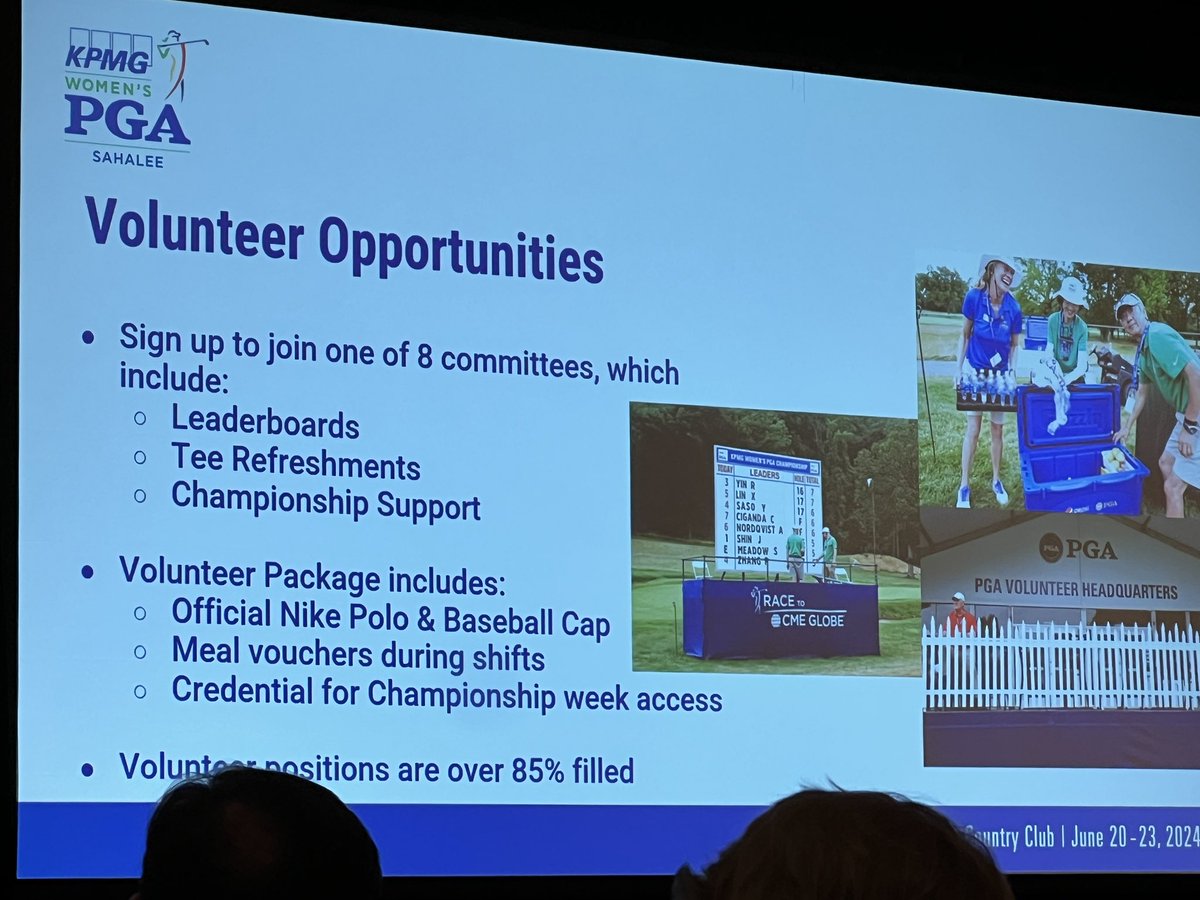 Volunteer opportunities are still available for the @KPMGWomensPGA at @SahaleeCC June 20-23.