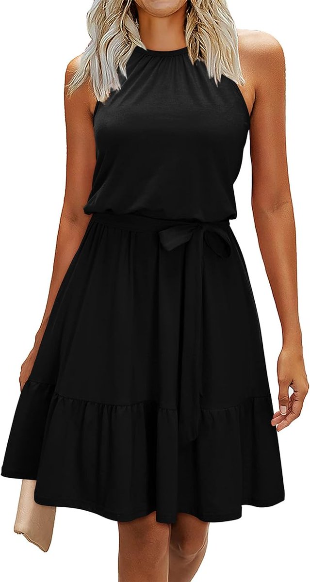 Newshows Women's Summer Halter Dresses Sale, Up to 21% OFF on Amazon amzn.to/4b7eCpq #ad