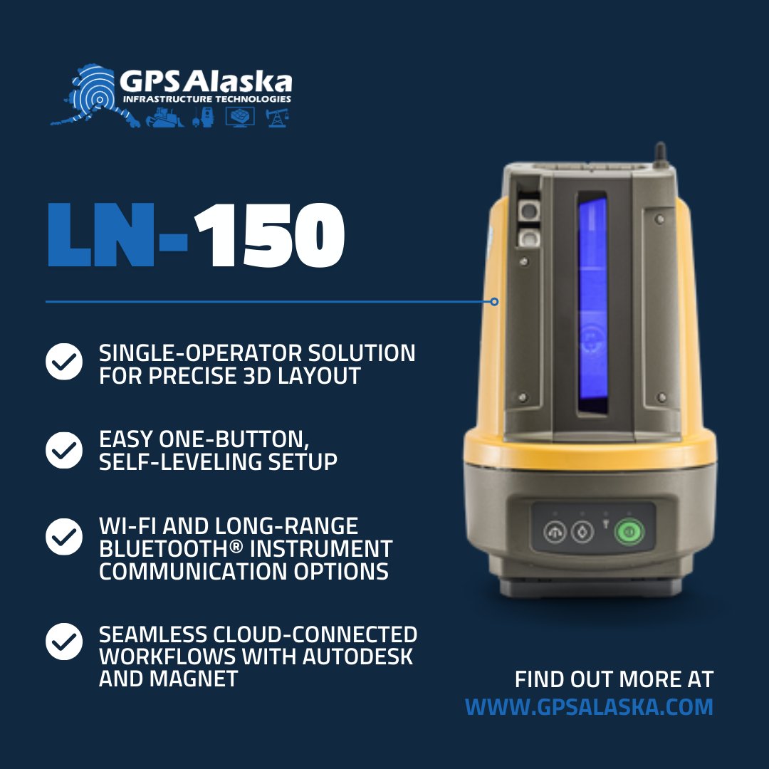 Leave outdated methods in the dirt and welcome a new era of construction excellence with GPS Alaska and the LN-150.

#GPSAlaska #Surveying #Construction #Alaska #MachineControl #PavingSystems #SharpGrade #Topcon