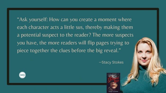YA thriller author @stacyastokes shares 5 Tips for Building Anticipation in Thrillers with @WritersDigest buff.ly/3UlJq01