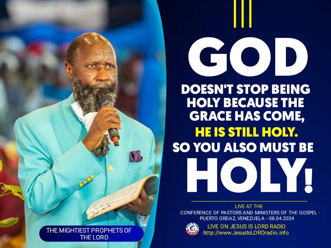 Holiness is key if we wish to see The Lord our God
#MaracayConference