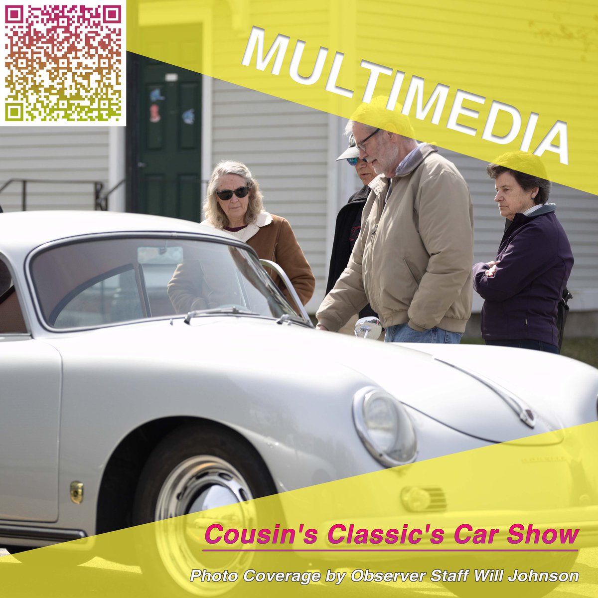 EC_Observer's tweet image. MULTIMEDIA - 

On Sunday Endicott hosted a car show in support of “Project Just Beacause” a nonprofit that supports those struggling with basic necessities like clothing, food and school supplies. To view more exclusive images visit endicottobserver.com or use the QR code!