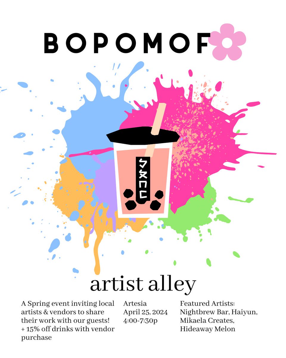We're going to be at Bopomofo Artesia Artist Alley! If you want to stop by, you can also order for pickup from our store so you don't need to pay shipping since we're bringing a limited amount of products at hideawaymelon.com