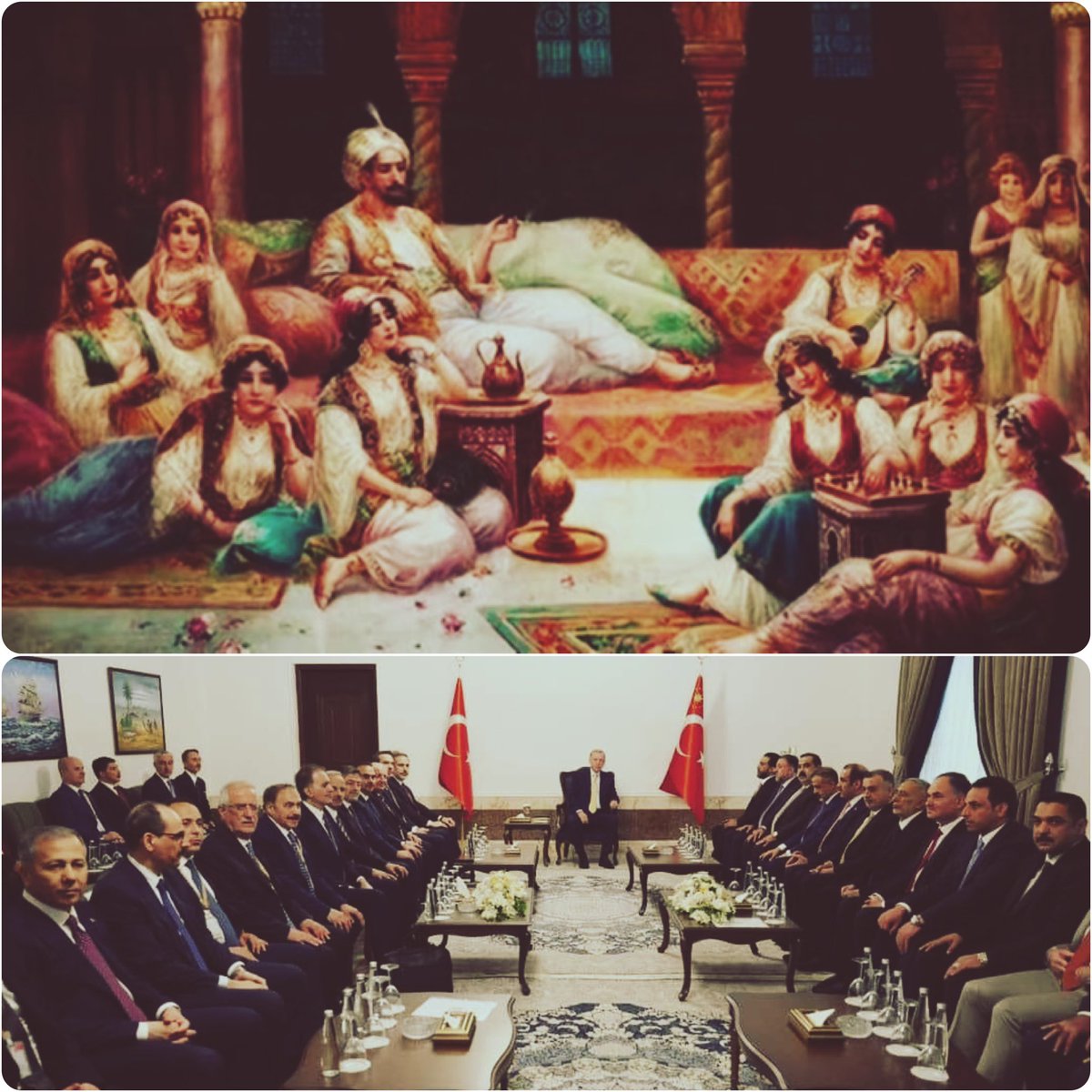 الخليفة والجواري

هذا الوصف الحقيقي لساسة اردوغان
الي هم عبارة عن جواري يگضي حاجته وياهم وهمه ينفذون الأوامر بالسمع والطاعة ولمن تنتهي صلاحيتهم ويصيرون (اكسباير) راح تشوفهم مشمورين بالشارع حالهم حال الي قبلهم 

#مهزلة