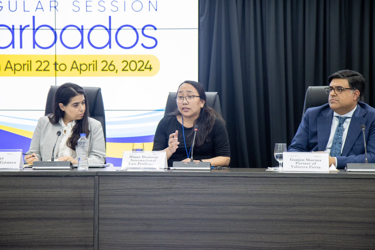 🌍✨ The International Seminar of the 166th Regular Session took place in Barbados, bringing together Judges from the I/A Court H.R and high-ranking officials from various international organizations and professors. 🔵Diane Desierto International Law Professor, University of