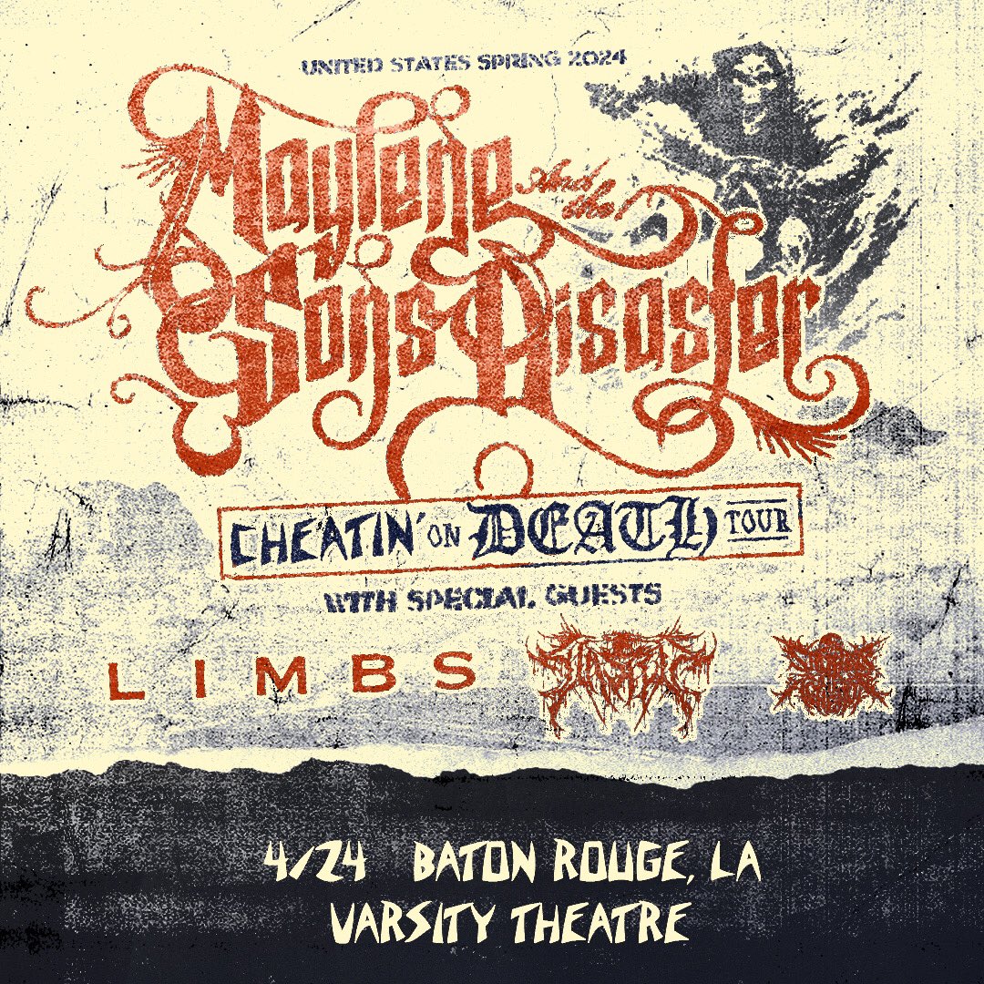 VarsityTheatre_'s tweet photo. 4/24 in Baton Rouge 🚨 https://t.co/tlLm21KWDX