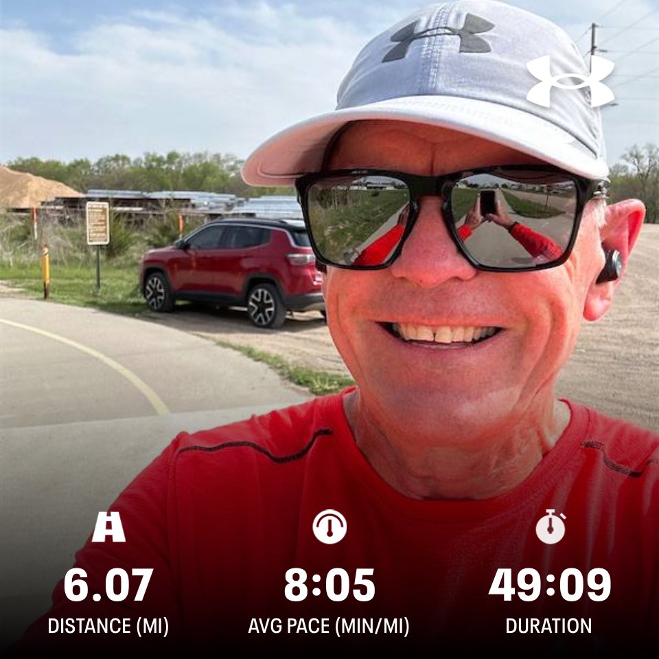 Wow what a run!!! Strong winds 21-22mph out of SSW!!! Knocked me around the trail!! #DayByDay #FindAWay #NowWhatSoWhat #GBR #Huskers #RTB #QBS #RESPECTWOMEN #PROTECTOURCHILDREN #ABOLISHASSAULTRIFLES #HEAVYHEART