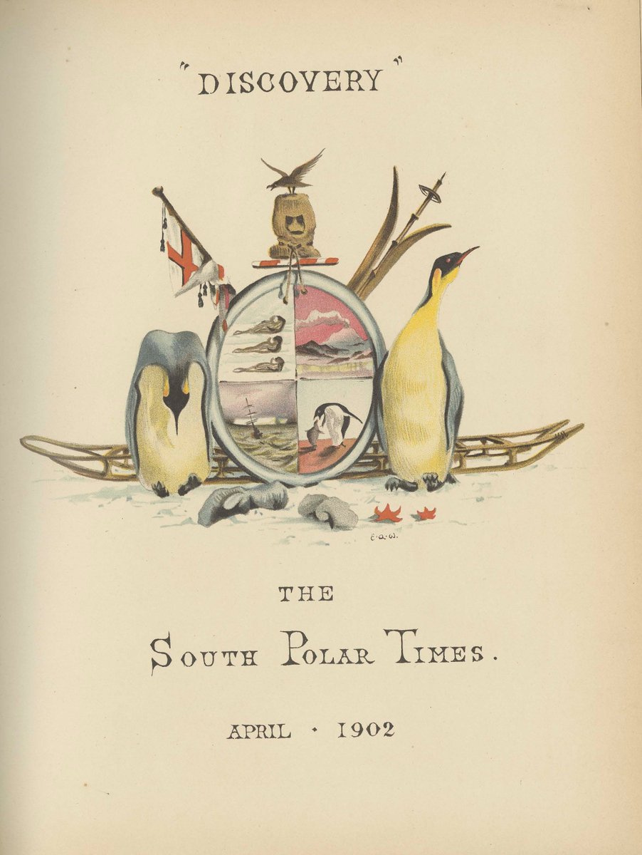 The first issue of 'The South Polar Times' newspaper was released during Scott’s 'Discovery' expedition on 23 April, 1902.

Image: @SLSA