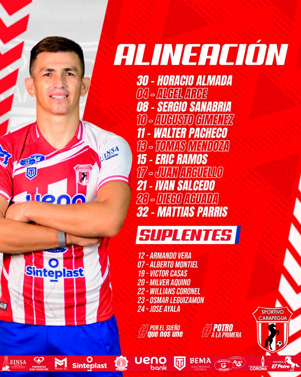 Nuestro equipo 🫡👊💪

#vamosportodo🐎⚪️🔴