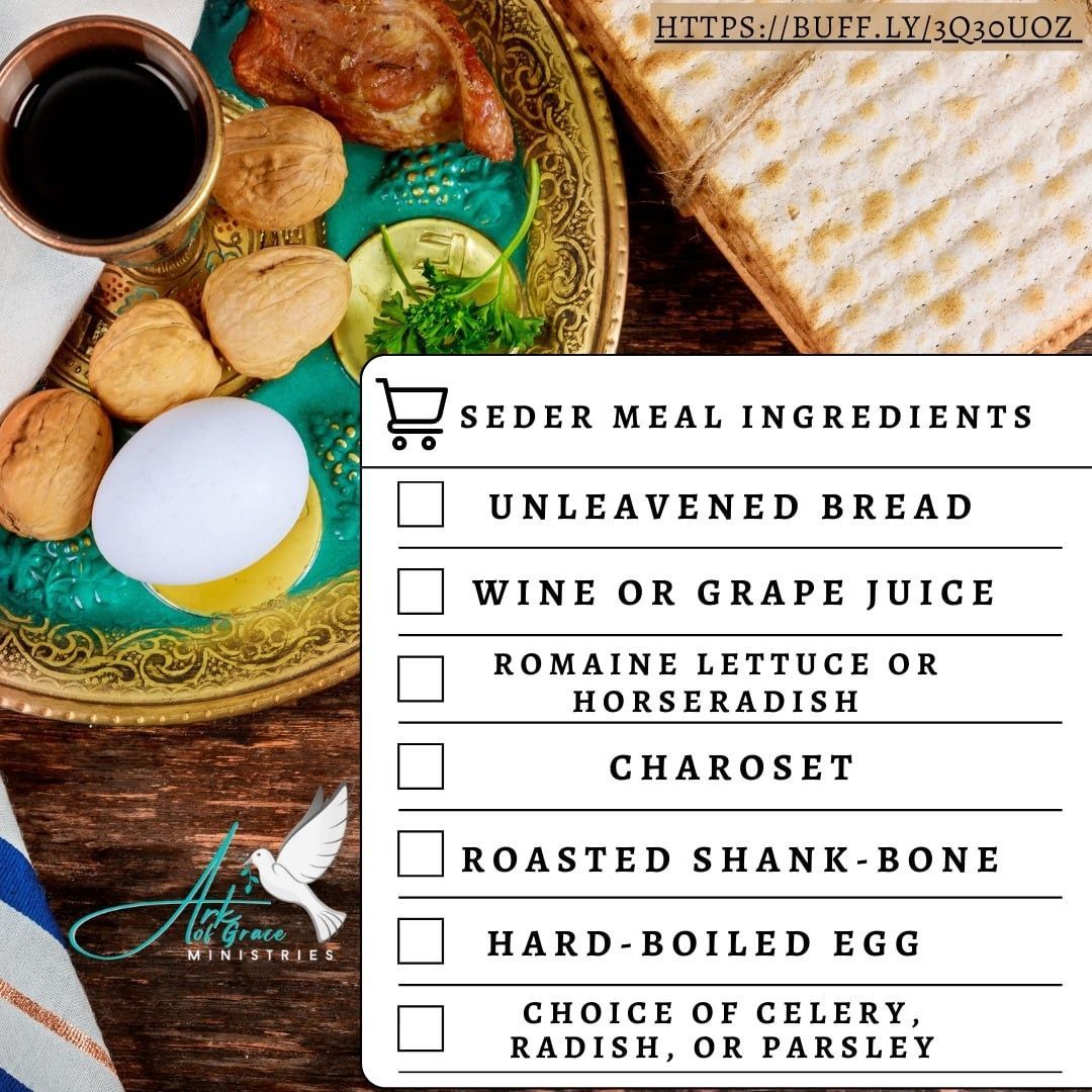 AmandaGrace_AOG's tweet photo. Keep the Passover with Ark of Grace on April 23, 2024 at 5pm ET!
Seder Shopping List here: https://t.co/COYbygU6SG
#seder #meal #Passover #unleavenedbread #passoverlamb #Faith #Pray #april https://t.co/M7KXxZ1PiM