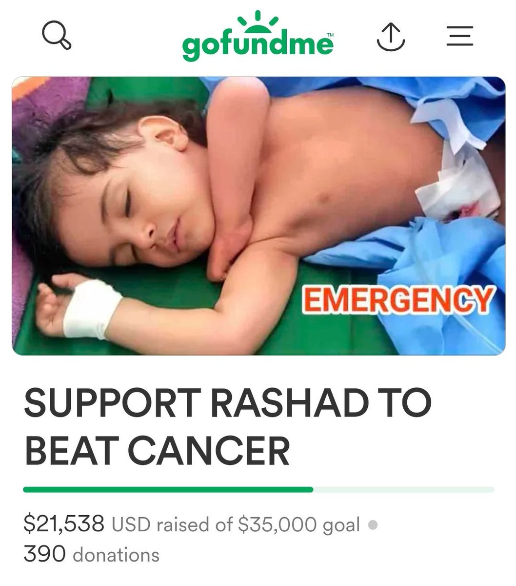 🔊BOOST CAN WE REACH the short-term goal of 25k by the end of April? Please spread the word far and wide and donate if you can afford it, even $5 it makes difference.Rashad's life matters,LET HIM KNOW THAT HE IS NOT ALONE! 👇🙏🏻😔 gofund.me/755c6dab gofund.me/755c6dab