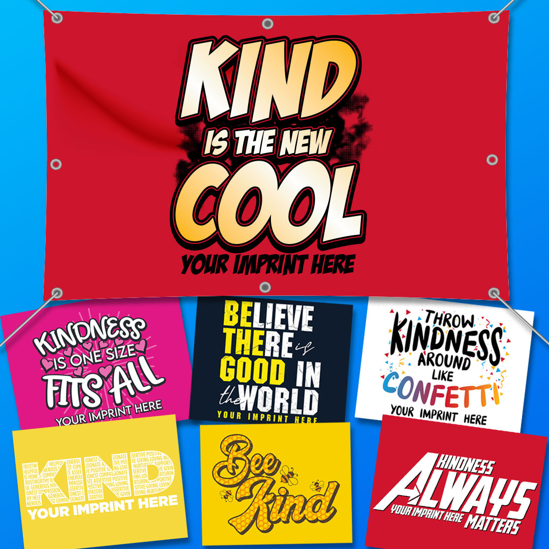 Make a positive statement and inspire kindness around your school and community with a unique kindness banner! Click Here to Order: nimcoinc.com/product-catego… #kindness #kindnessmatters #randomactsofkindness