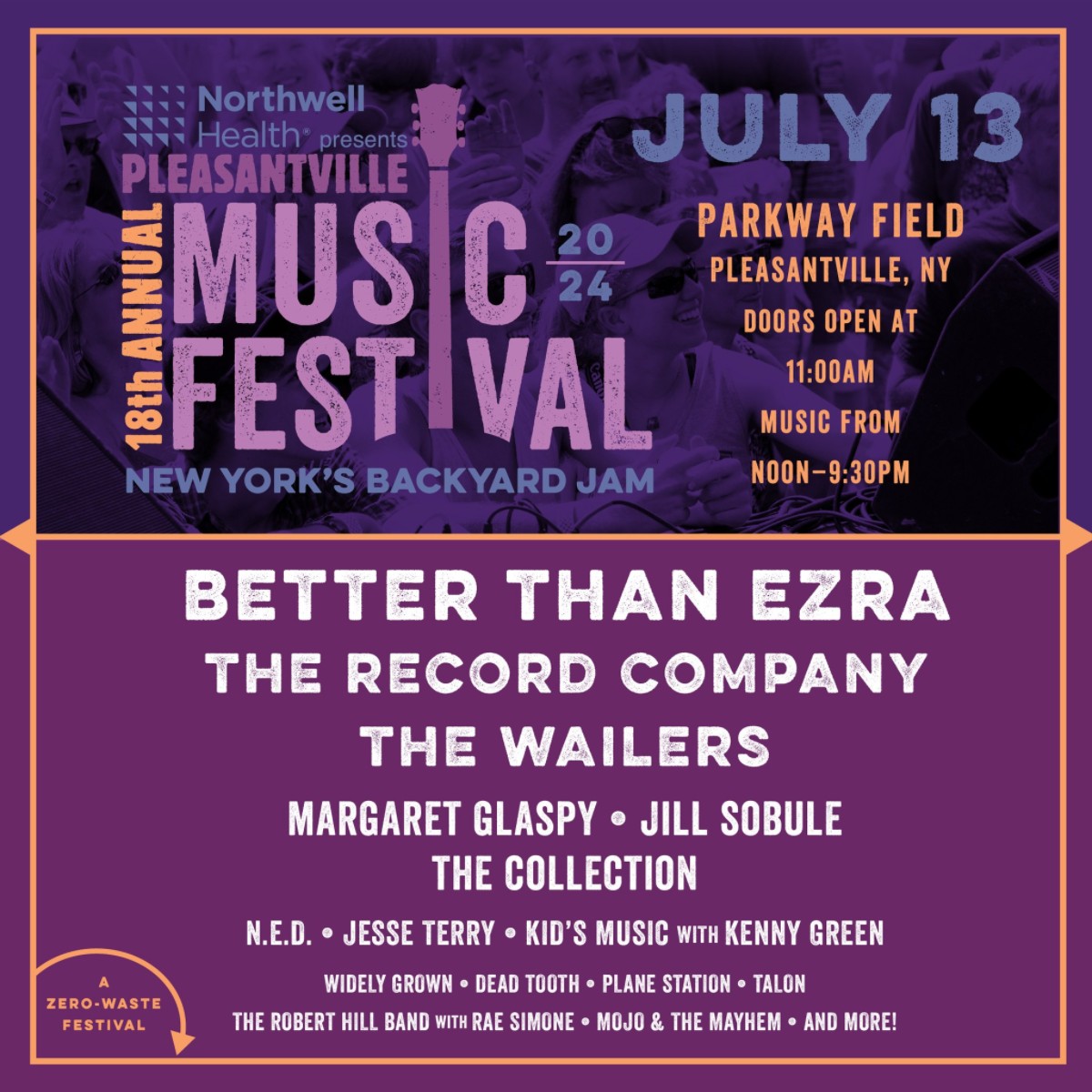 JUST ANNOUNCED! 🙌 Our friends at Pleasantville Music Festival  just dropped an incredible lineup for their festival on SAT, JUL 13! Grab your tickets 🎫 for a fantastic day of music you won't want to miss-->> brnw.ch/21wJ4n9