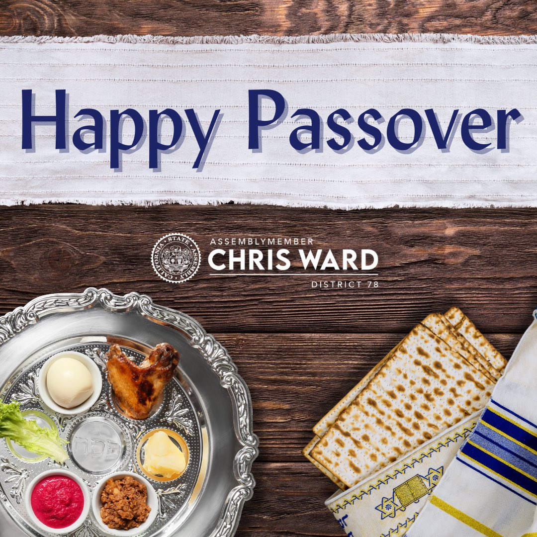 Today marks the beginning of Passover. To all who celebrate, I wish you a season filled with blessings, joy, and family! #AD78