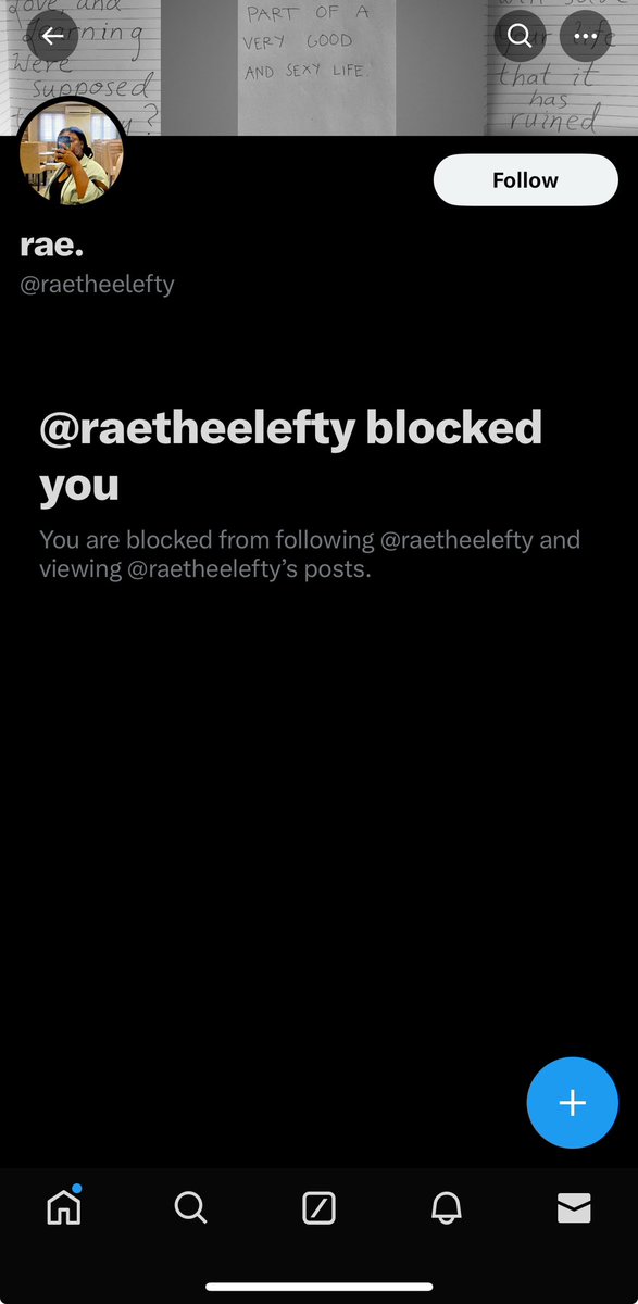 Undergroundlynn's tweet photo. @raetheelefty Anyone that pokes holes in her idiotic “logic” gets blocked lmao https://t.co/6Y1KUReubS