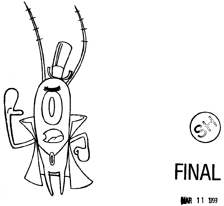 A design of Plankton as a magician from the episode 'Culture Shock.'