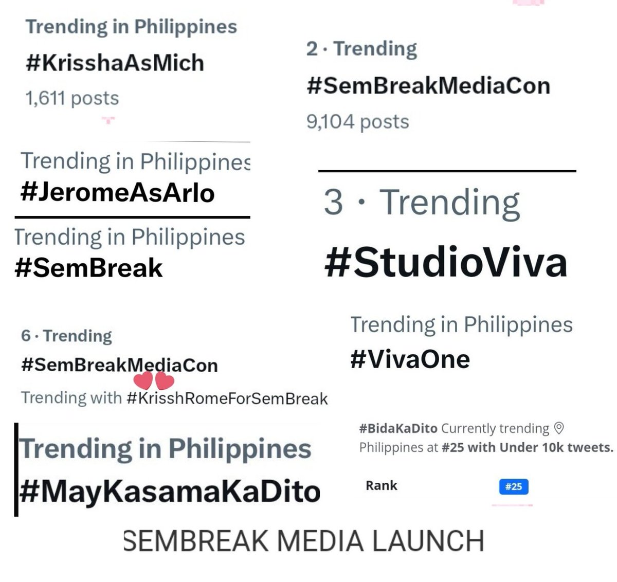 We're trended yesterday @StudioVivaPH @VivaArtists_ @VivaOnePH @imkrisshav @ponce_jerome.