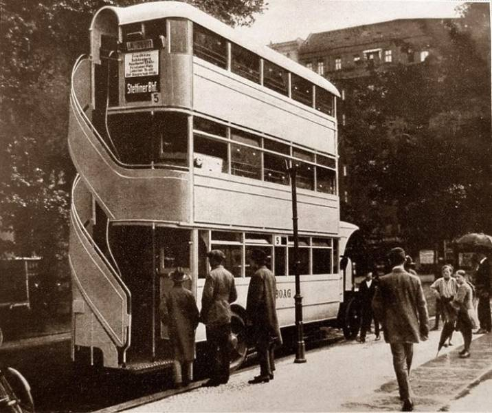 Ônibus de 3 andares, Alemanha, 1926
