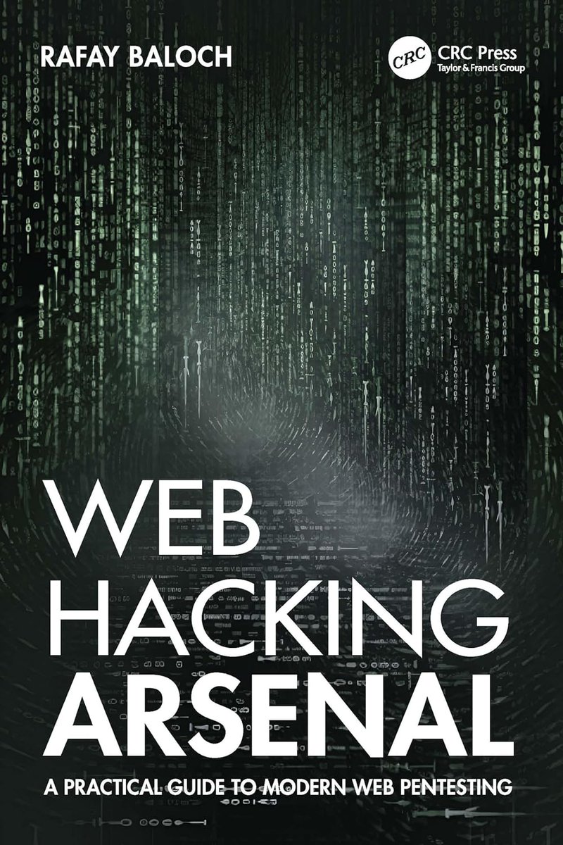 rafaybaloch's tweet image. My book, "Web Hacking Arsenal: A Practical Guide to Modern Web Pentesting" is now available on Amazon for Pre-Order. Order your copy today and stay ahead of the game! #CyberSecurity #Webhacking #bugbountytip
Link: amazon.com/Web-Hacking-Ar…