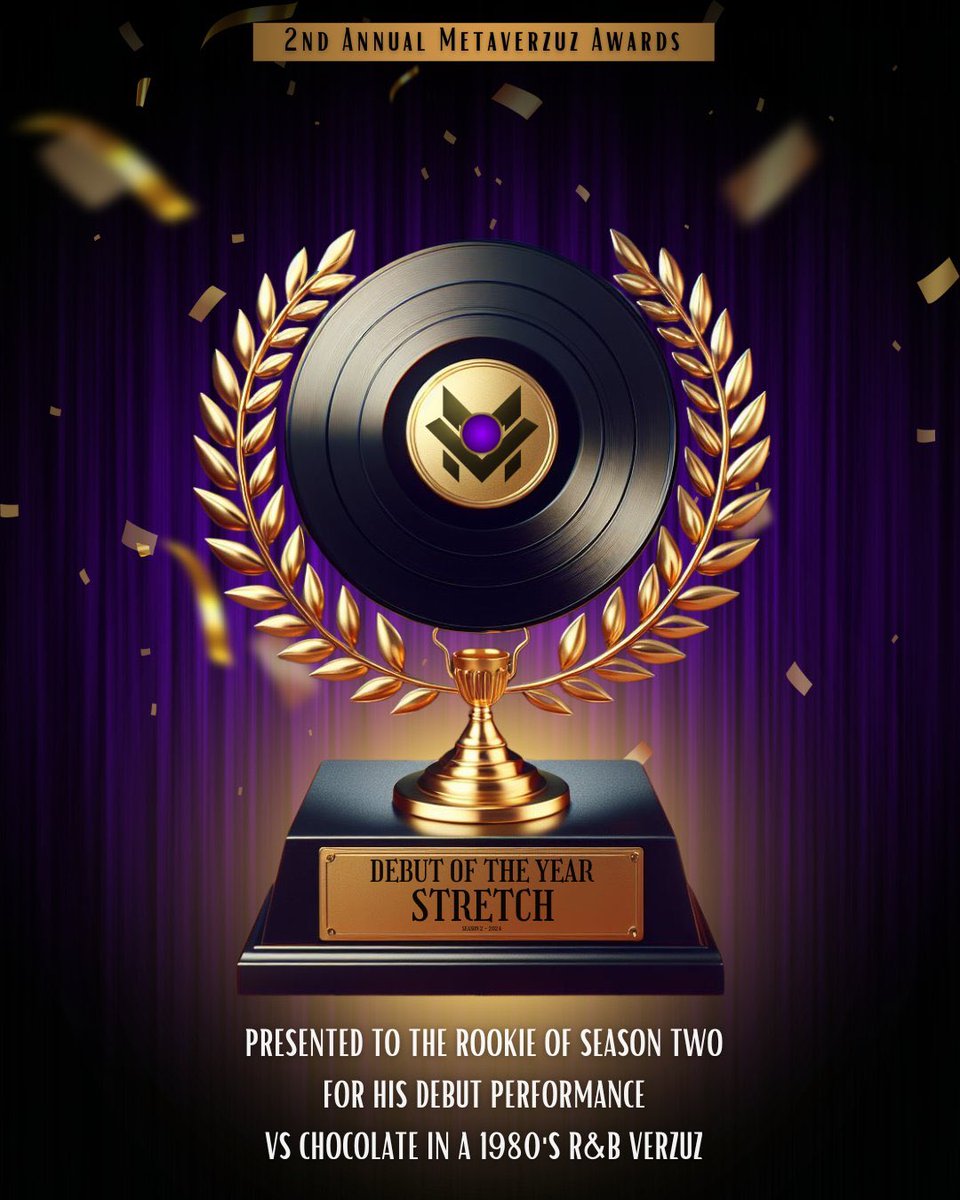 It’s rare to put on a high quality performance in your rookie season.

It’s even rarer to do so in your very first match!

Proving his musical prowess Day One, it is with great honor to present the 2023-24 Debut Performance of the Year award to @BigStretch26‼️🏆 #MVAs