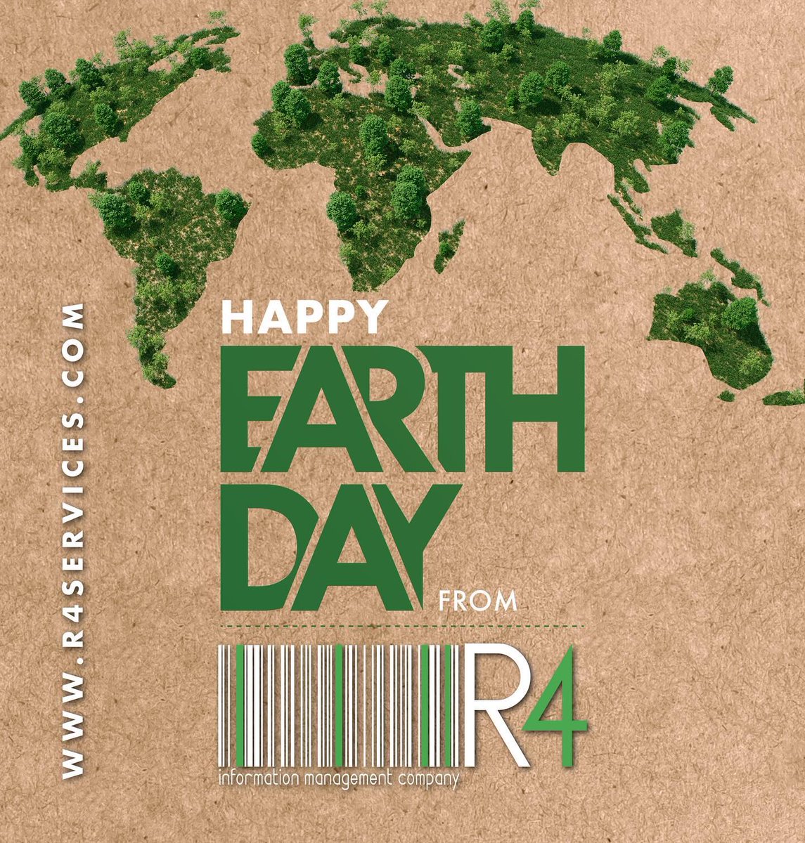 Every day is Earth Day at R4 services! 🌳✳️🌎🍃♻️💦❇️ This year alone R4 has securely shredded, recycled, and saved: ✅ trees ✅ water ✅ gas ✅ carbon #R4services #Earth Day #reducereuserecycle