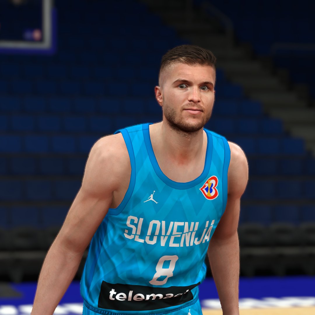 EDO MURIC | NBA 2K23 🔥
Slovenia

#PCBasket2K23 mod by @shuajota #nba2k23 #nba #euroleague #eurocup #2k #nba2k #2kmods #modding #cyberface #nba #abaliga #kzs #slovenia #cedevitaolimpija #basketball #fiba #kosarka #gaming 🎮 🏀

@Edo_Muric 
@kzs_si