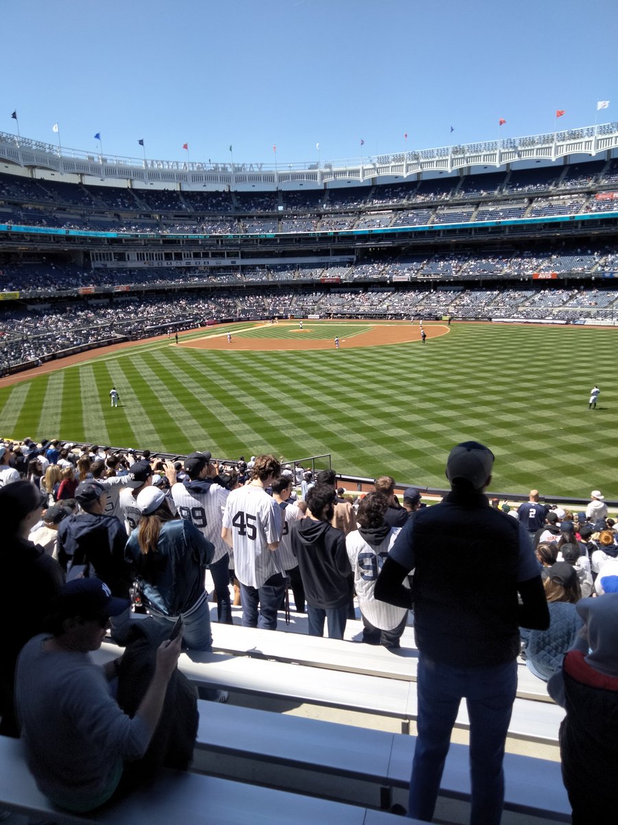 New York Yankee's vs. Oakland Athletic's at Yankee Stadium in The Bronx with Danny
Final Score: Oak 2 - NYY 0
Beautiful Day of Baseball With A Good Friend

 <a href="/yankeestadium/">Yankee Stadium</a> <a href="/Yankees/">New York Yankees</a> @news12bx <a href="/bicyclecards/">Bicycle Cards</a> <a href="/ModeloUSA/">Modelo USA</a> <a href="/luchalibreaaa/">Lucha Libre AAA Worldwide</a> <a href="/BoalsburgMuseum/">Boalsburg Heritage Museum</a> <a href="/ToyotaRacing/">ToyotaRacingusa2</a> <a href="/NYIslanders/">New York Islanders</a>